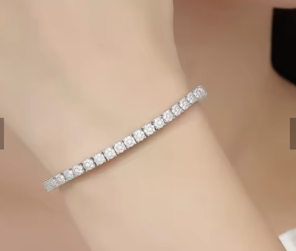Women’s 4mm Zirconia Tennis Bracelet