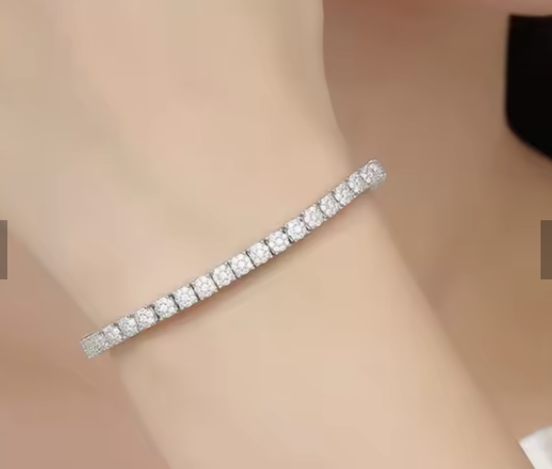 Women’s 4mm Zirconia Tennis Bracelet