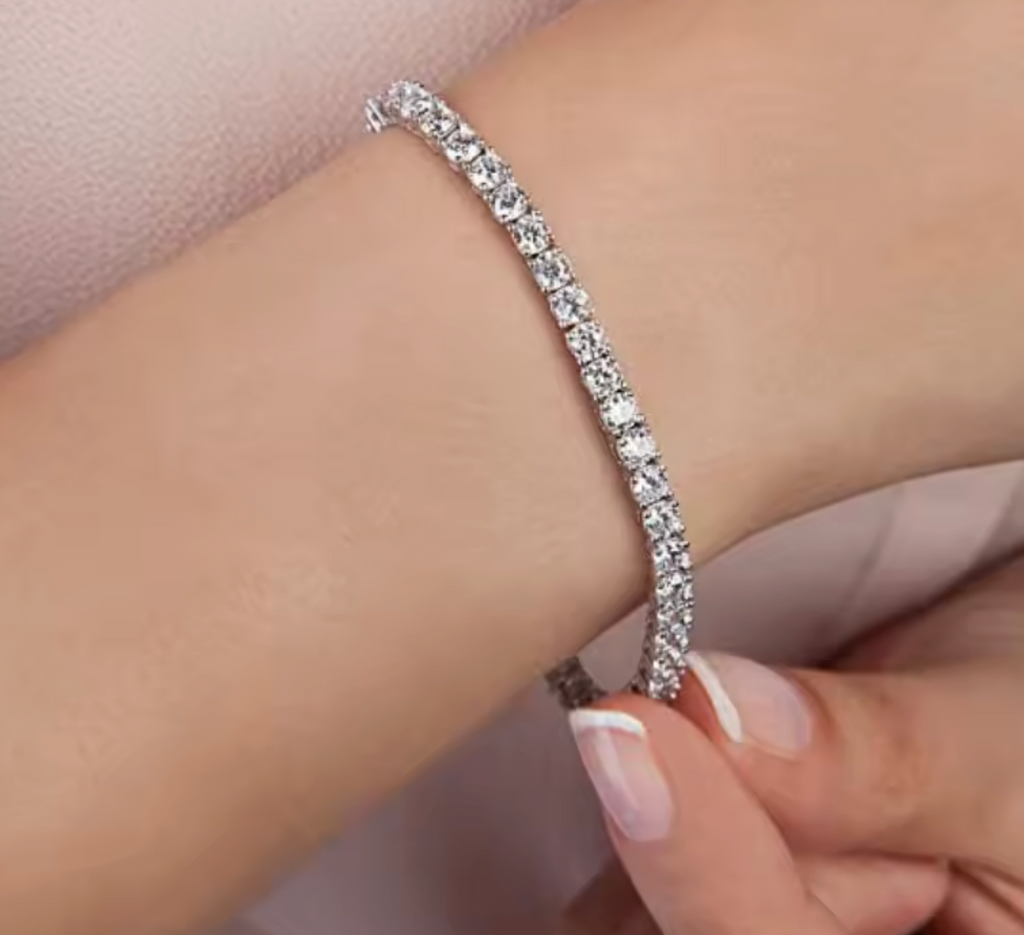Women’s 4mm Zirconia Tennis Bracelet