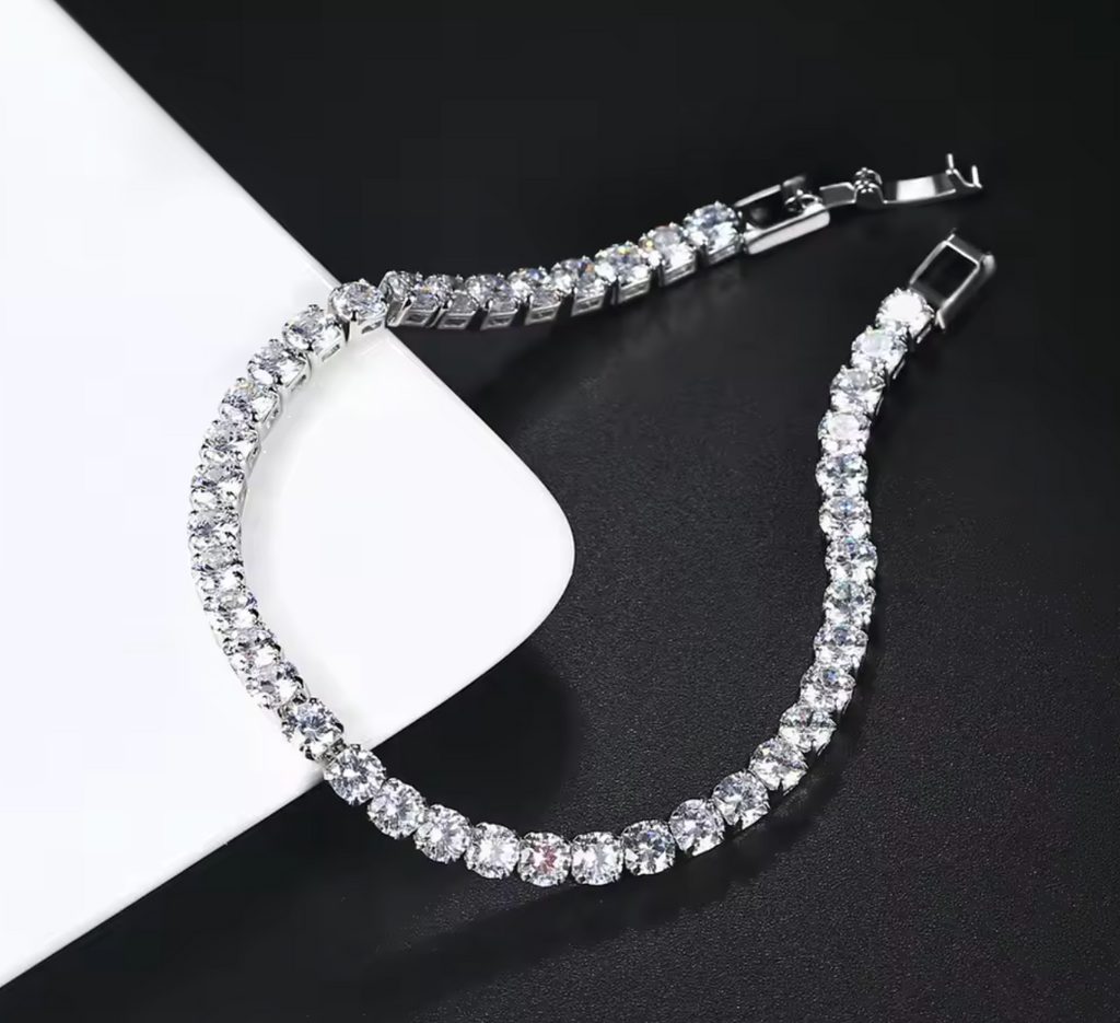 Women’s 4mm Zirconia Tennis Bracelet