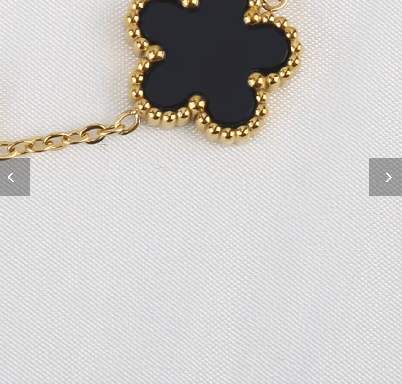 Classic Luxury Stainless Steel Five Flower Bracelet