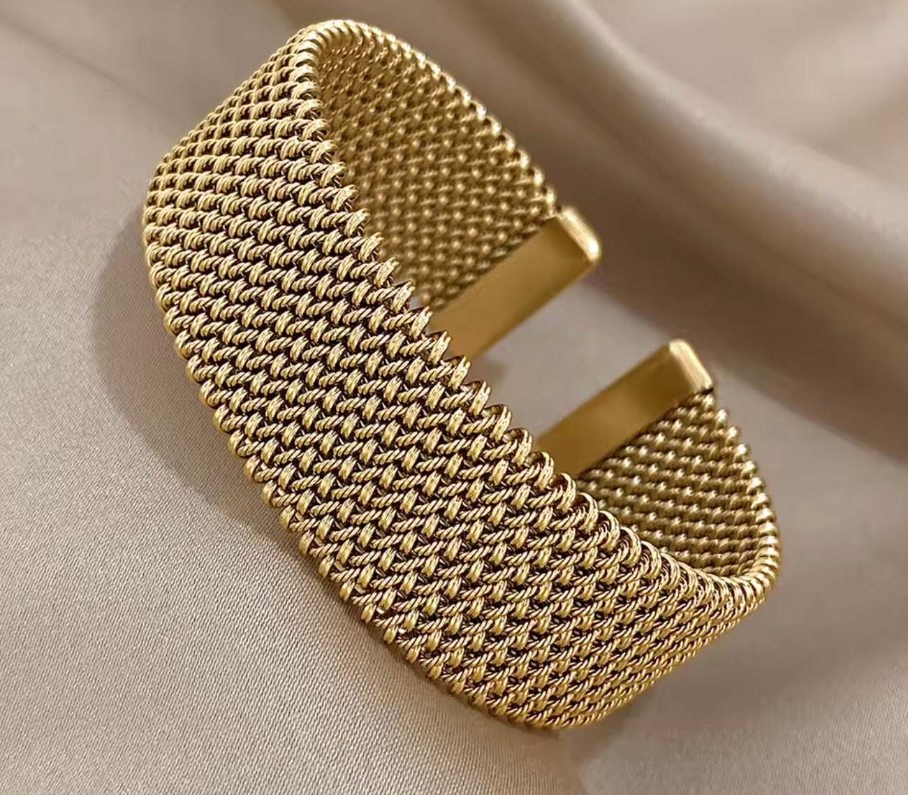 Chunky Stainless Steel Bangle for Women