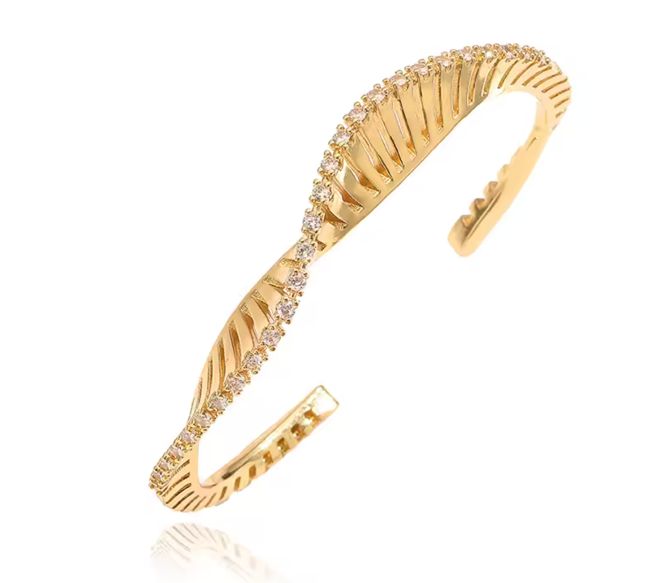 18K Gold Plated Crystal Zircon Bracelet